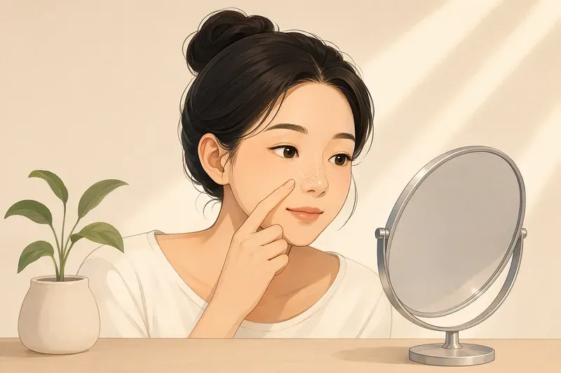 블랙헤드와 모공: 없애는 것이 아니라 관리하는 것