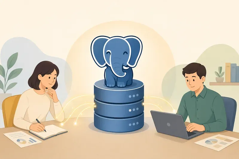 데이터베이스가 처음인 사람을 위한 PostgreSQL 소개