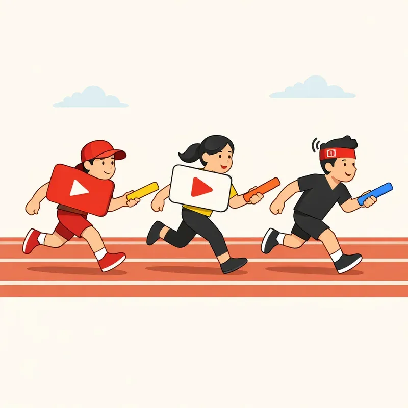 숏츠, 롱폼, 라이브의 역할 분담