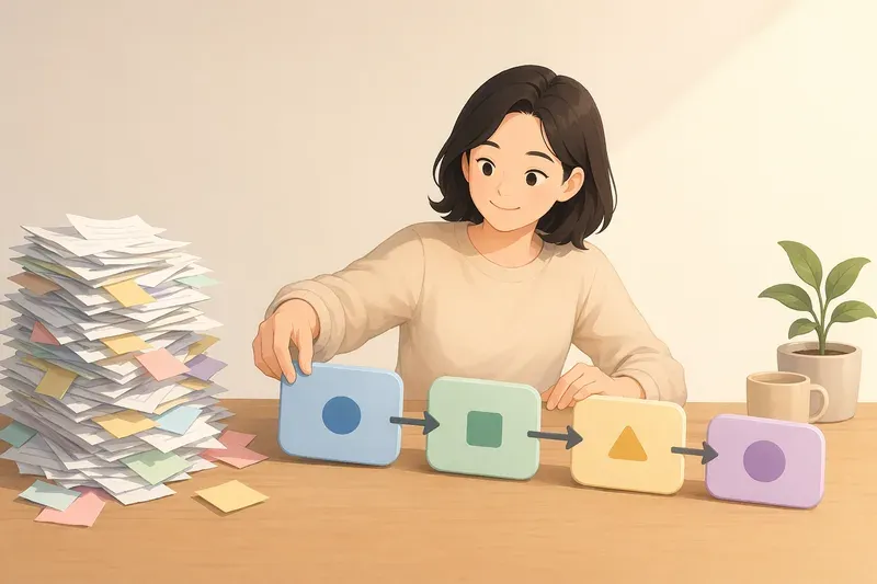할 일 목록이 아니라 실행 흐름을 만든다