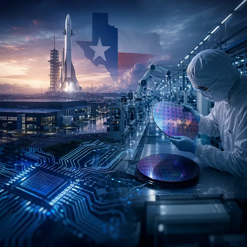 SpaceX 'Terafab' 550억 달러 계획, AI 칩 경쟁을 다르게 봐야 하는 이유