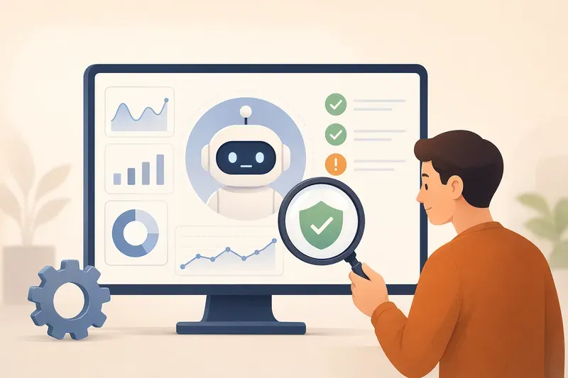 AI 품질관리와 평가