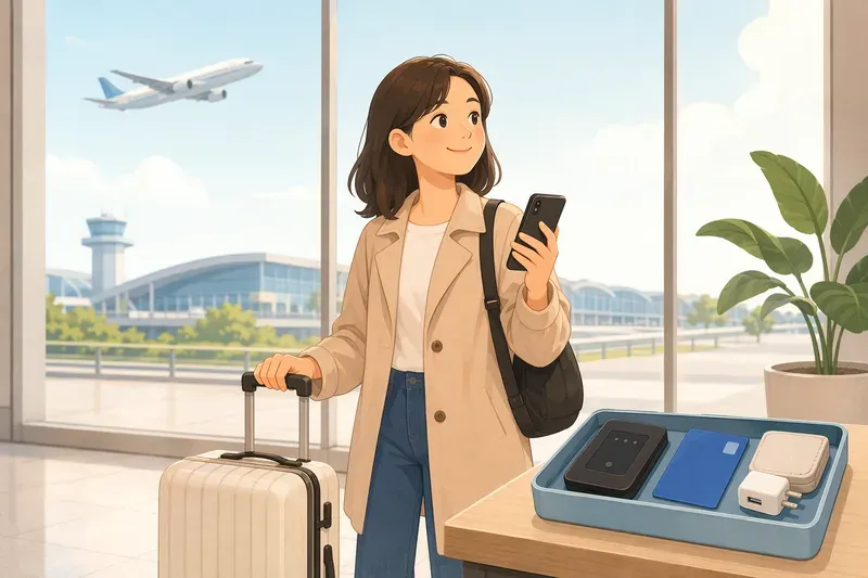입국, 통신, 결제와 필수 준비물