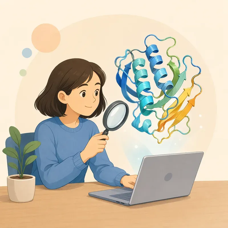 AlphaFold DB로 이미 계산된 구조 활용하기