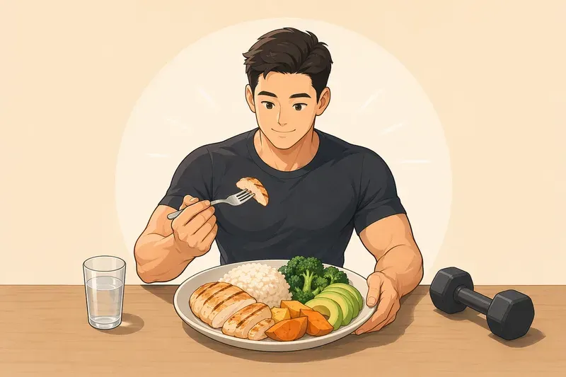 근육을 위한 식사