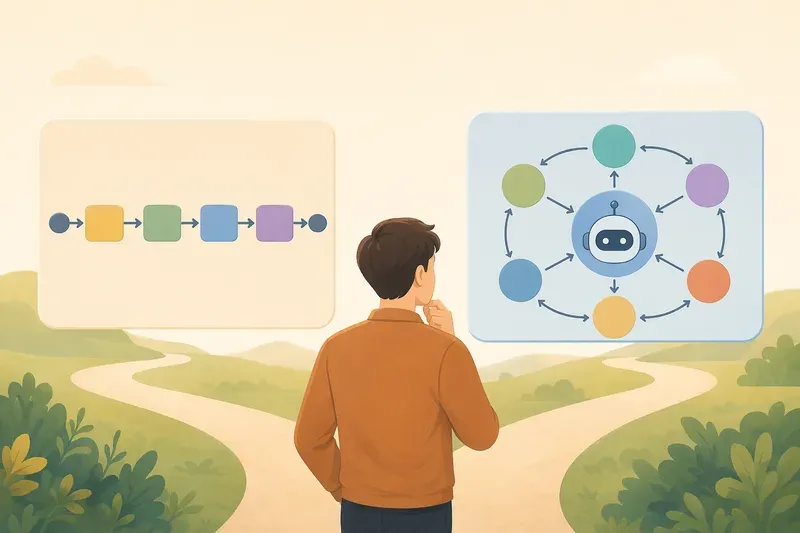 Agent pattern과 workflow pattern