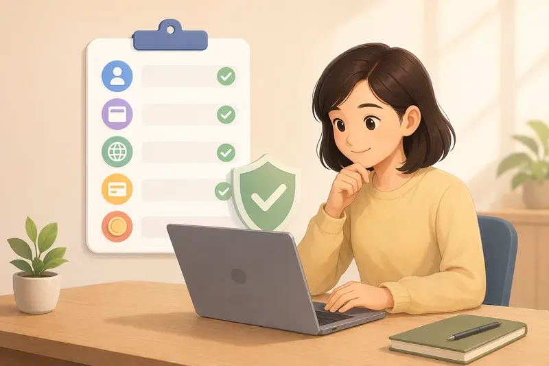 사용 전 준비와 접근 조건 확인하기