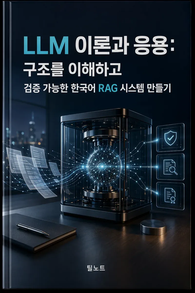 AI 교육 4권 : LLM 이론과 응용: 구조를 이해하고 검증 가능한 한국어 RAG 시스템 만들기