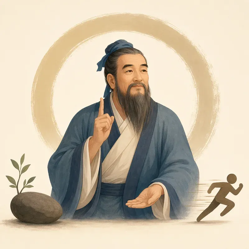 말은 느리게, 행동은 빠르게