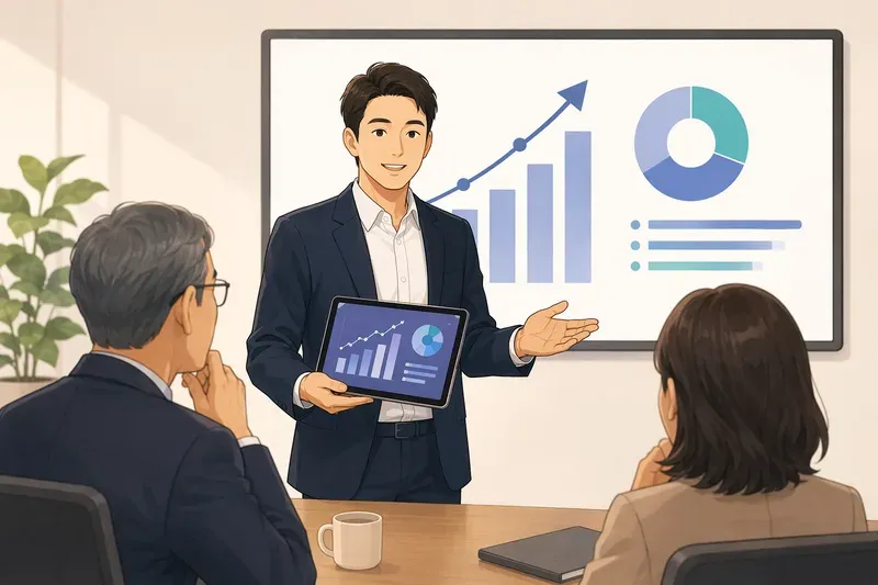 성과를 숫자로 측정하고 경영진에게 보고하기