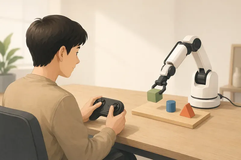 텔레오퍼레이션으로 시연 데이터 수집하기