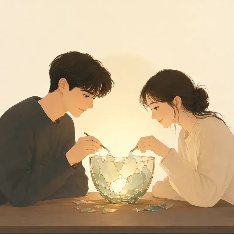 복원해야 할 것은 유리만이 아니어서