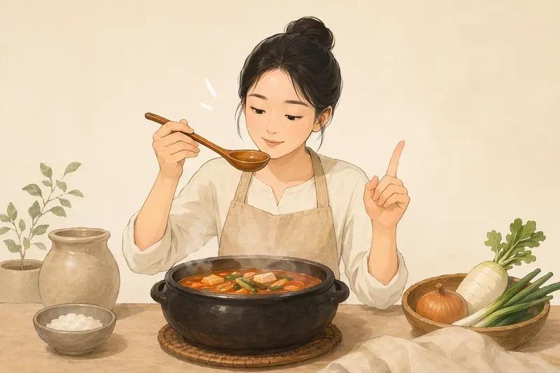 맛 조절과 실패 복구법