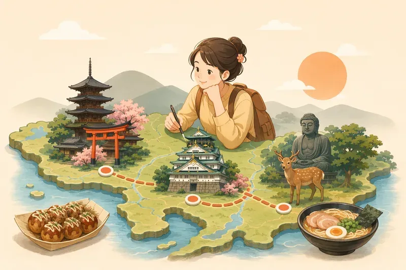 교토, 오사카, 나라와 간사이 여행