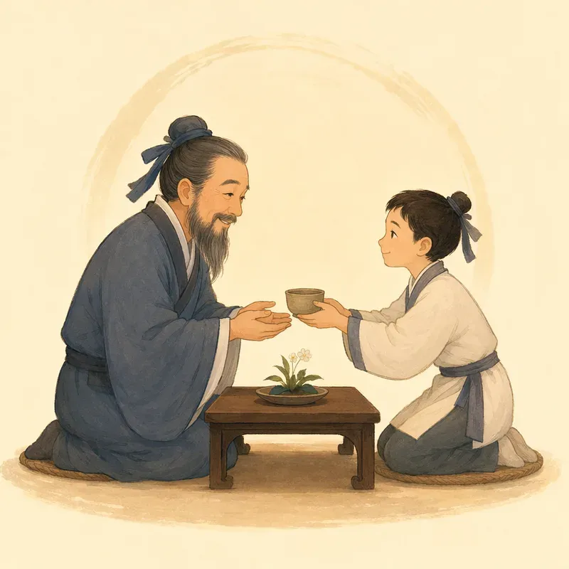 예는 겉치레가 아니라 마음의 모양이다
