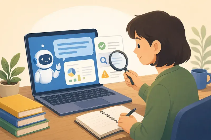 프롬프트 기초와 AI 답변 검증