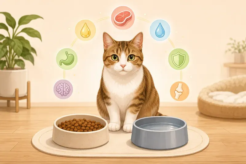 사료와 물, 고양이 영양 관리의 기본