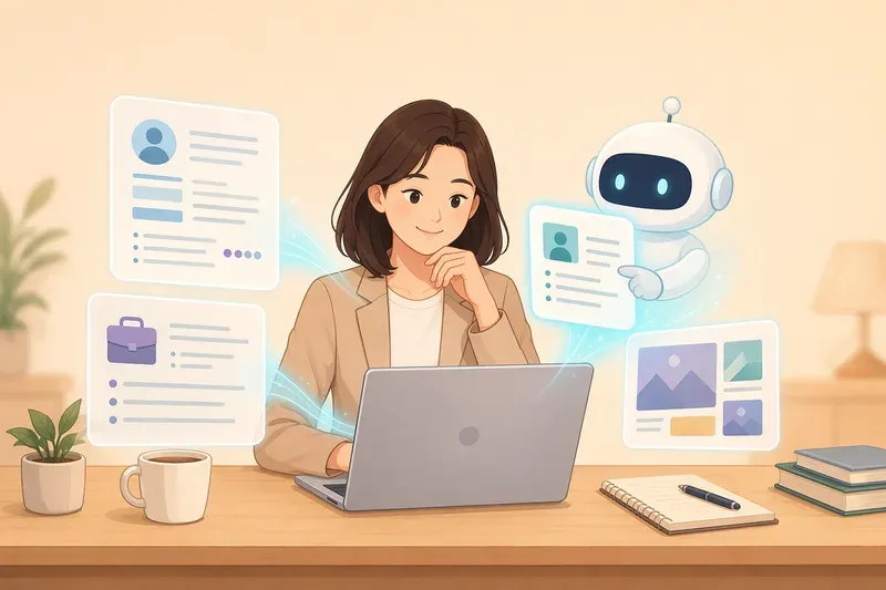 이력서와 포트폴리오를 AI로 다듬기