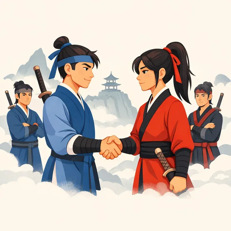 화산 정상의 맹약