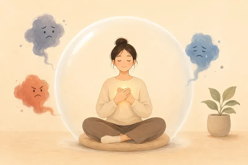 감정을 안전하게 알아차리는 명상