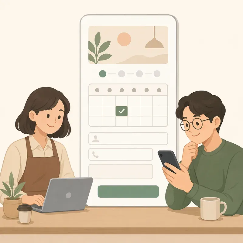예약 문의 앱 만들기