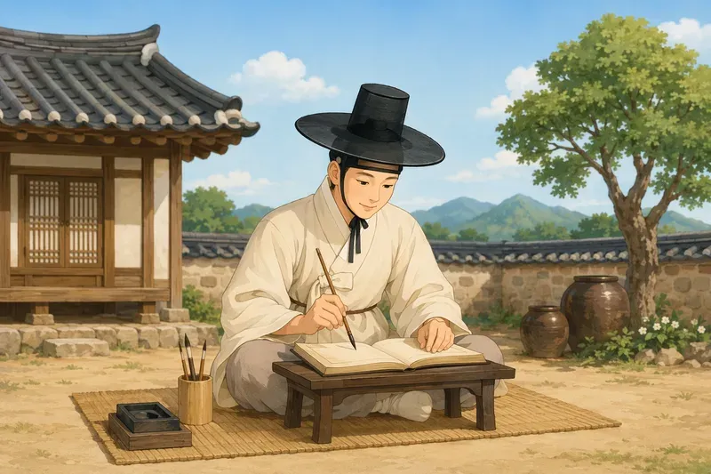 조선 사람들의 하루