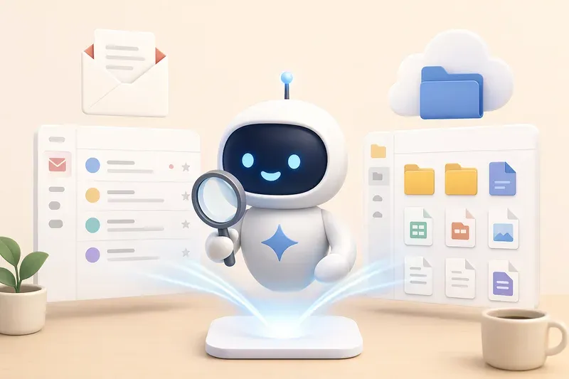 Gmail과 Google Drive에서 찾고 쓰고 정리하기